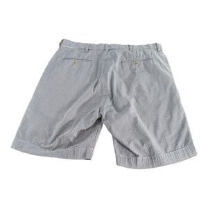 Polo Ralph Lauren Men's 36x9 Blue‎ White Striped Seersucker Prospect Shorts